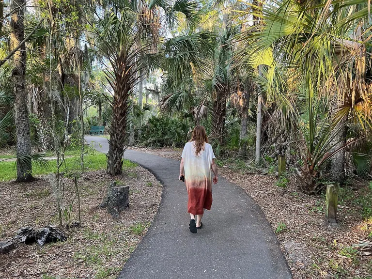 Marlena walking on Osprey Loop (52181222170)