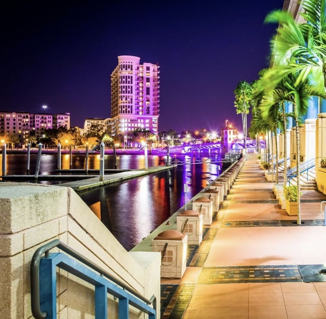 Tampa Riverwalk — Tampa Riverwalk along the Convention Center Waterfront - Eric Statzer